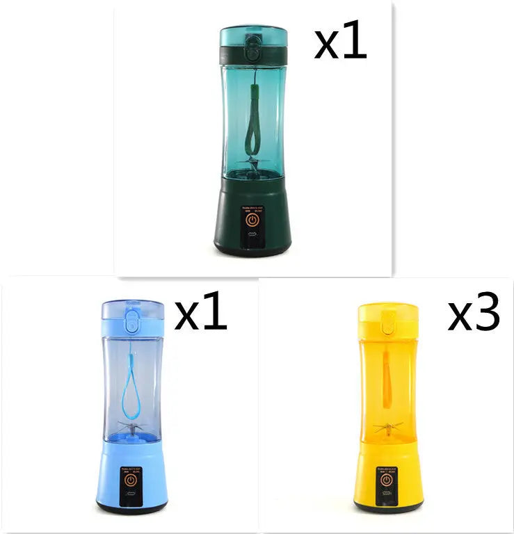 Portable Electric Fruit Juicer Wireless USB Rechargeable Mini Mixer Multifunction Summer Smoothie Blender Machine Kitchen Supplies Unique