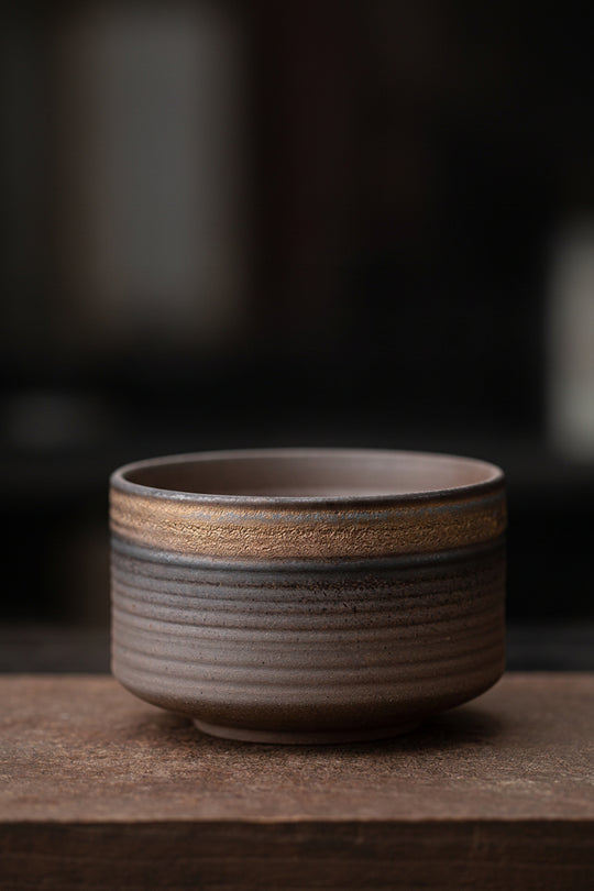 Matcha Bowl Set — Song Dynasty Crackle Glaze, Antique-Inspired Ceramic