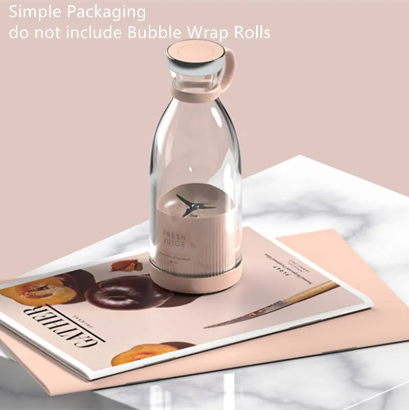 350ML Electric Juicer Blender Mixer USB Rechargeable Machine Household Portable Blender Maker Cup Kitchen Tool Kit - Unique Unique Unique 350ML Electric Juicer Blender Mixer USB Rechargeable Machine Household Portable Blender Maker Cup Kitchen Tool Kit