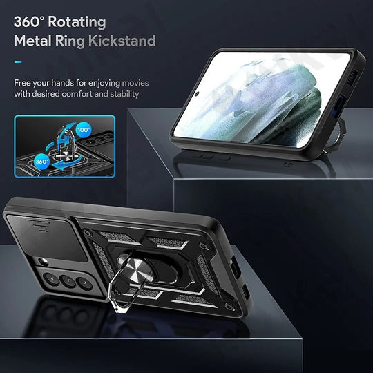 Sergeant Push Window Bracket Ring Phone Case - Unique Unique Unique Sergeant Push Window Bracket Ring Phone Case