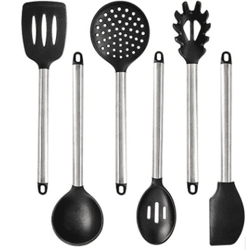 Premium Silicone Kitchen Utensil Set | 5-9 Piece Modern Cooking Tools Collection