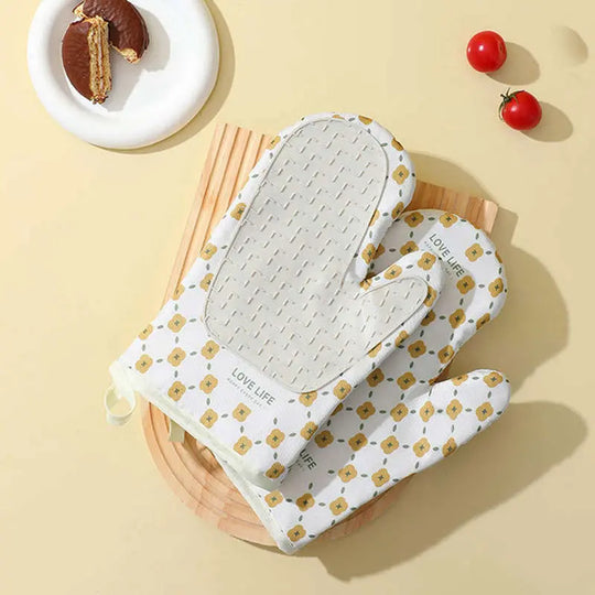Anti-Scalding Microwave Cotton Non-Slip Insulation Gloves Oven Mitts Kitchen Heat Resistant Thickened Cotton Heat Insulation Microwave Oven Oven Anti Scalding Household Gloves Baking Tools - Unique Unique Unique Anti-Scalding Microwave Cotton Non-Slip Insulation Gloves Oven Mitts Kitchen Heat Resistant Thickened Cotton Heat Insulation Microwave Oven Oven Anti Scalding Household Gloves Baking Tools