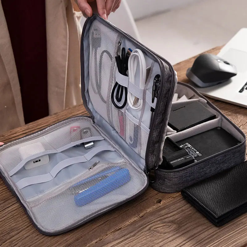 Electronics Organizer Travel Cable Organizer Bag Waterproof Portable Digital Storage Bag Electronic Accessories Case Cable Charger Organizer Case Multifunctional Waterproof Storage Bag - Unique Unique Unique Electronics Organizer Travel Cable Organizer Bag Waterproof Portable Digital Storage Bag Electronic Accessories Case Cable Charger Organizer Case Multifunctional Waterproof Storage Bag