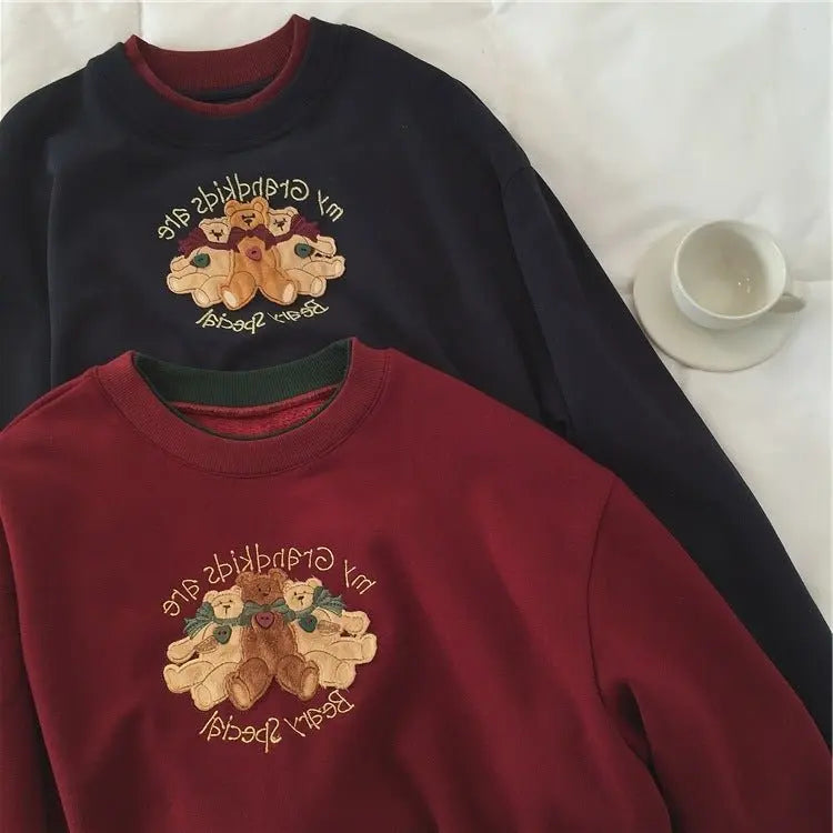 Women's Vintage Fleece Fleece Sweater With Vintage Feel - Unique Unique Unique Women's Vintage Fleece Fleece Sweater With Vintage Feel