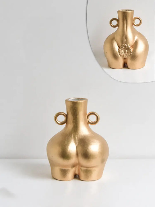 Nordic Human Body Ceramics Vases Home Decoration Accessories Office Dining Table Flower Arrangement Container Dried Flower Vases - Unique Unique Unique Nordic Human Body Ceramics Vases Home Decoration Accessories Office Dining Table Flower Arrangement Container Dried Flower Vases
