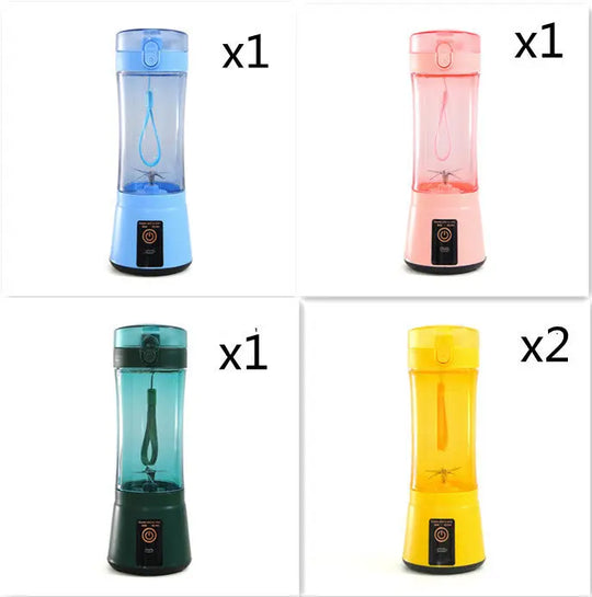 Portable Electric Fruit Juicer Wireless USB Rechargeable Mini Mixer Multifunction Summer Smoothie Blender Machine Kitchen Supplies Unique