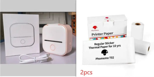 Portable Mini Thermal Label Printer Home Photo Printer Student Wrong Question Printer Bluetooth-compatible Mini Label Printer Price Tag Unique
