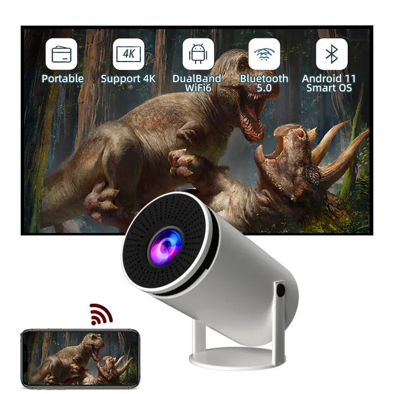 Barrel Machine Hy300 Smart AnzhuoHD Projection Screen Home Recommend Projector Unique