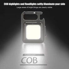 Mini Portable Flashlight Rechargeable Glare COB Keychain Light LED Work Light USB Charge Emergency Lamps Outdoor Camping Light - Unique Unique Unique Mini Portable Flashlight Rechargeable Glare COB Keychain Light LED Work Light USB Charge Emergency Lamps Outdoor Camping Light