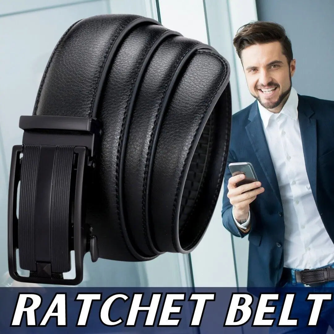 Men's Ratchet Belt Leather Mens Belt With Slide Buckle Ratchet Belts For Men USA - Unique Unique Unique Men's Ratchet Belt Leather Mens Belt With Slide Buckle Ratchet Belts For Men USA
