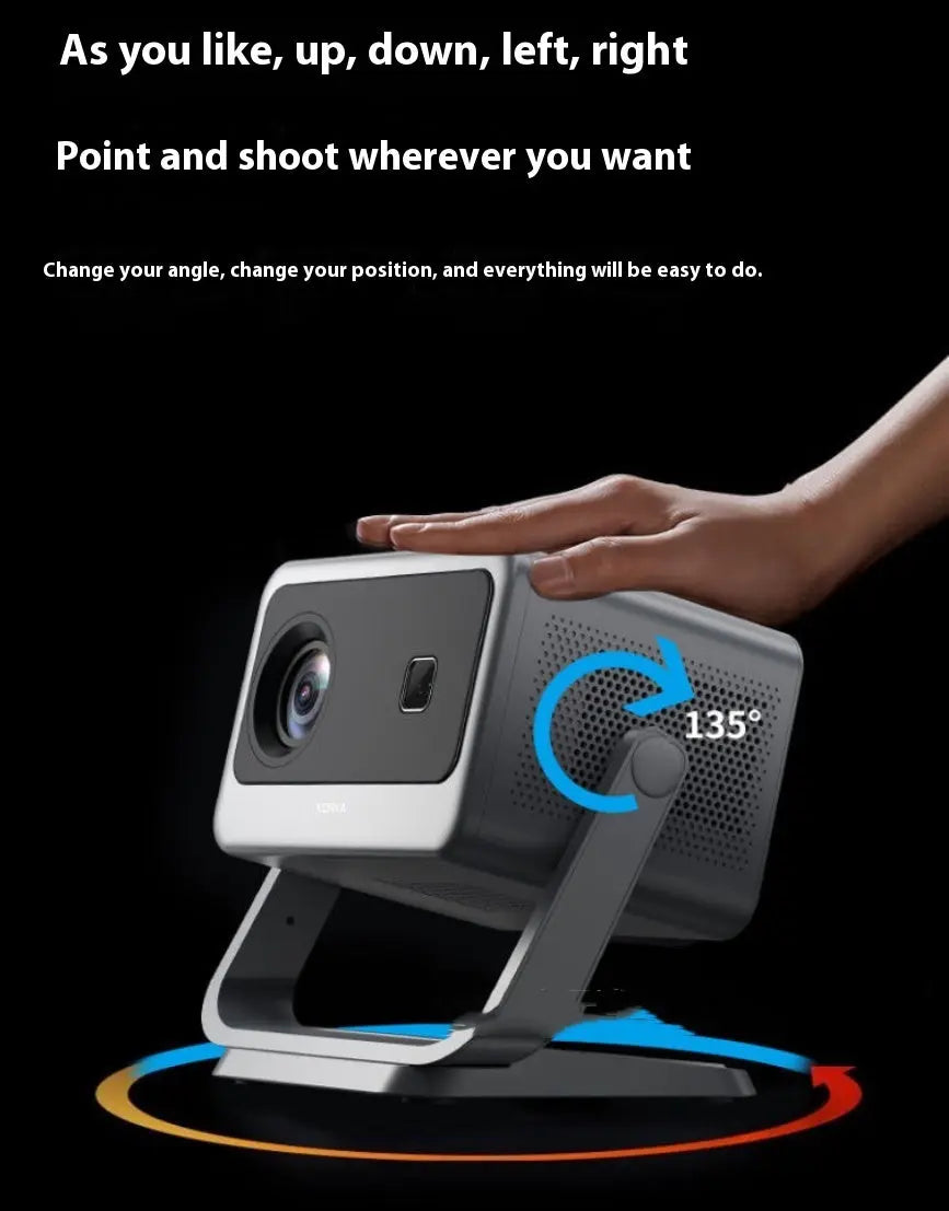 1080p Home Bedroom Theater PTZ Projector Unique