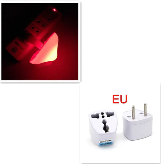 LED Night Light Mushroom Wall Socket Lamp EU US Plug Warm White Light-control Sensor Bedroom Light Home Decoration - Unique Unique Unique LED Night Light Mushroom Wall Socket Lamp EU US Plug Warm White Light-control Sensor Bedroom Light Home Decoration