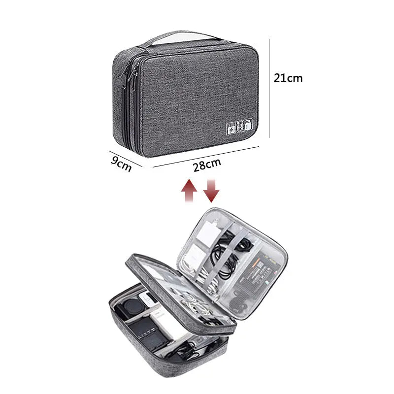 Electronics Organizer Travel Cable Organizer Bag Waterproof Portable Digital Storage Bag Electronic Accessories Case Cable Charger Organizer Case Multifunctional Waterproof Storage Bag - Unique Unique Unique Electronics Organizer Travel Cable Organizer Bag Waterproof Portable Digital Storage Bag Electronic Accessories Case Cable Charger Organizer Case Multifunctional Waterproof Storage Bag