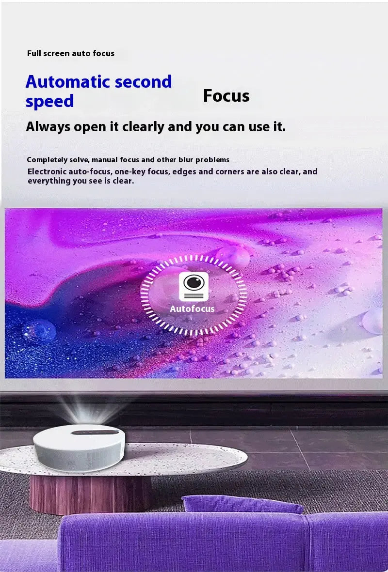 Projector HD Home Theater Smart Home Bedroom Unique