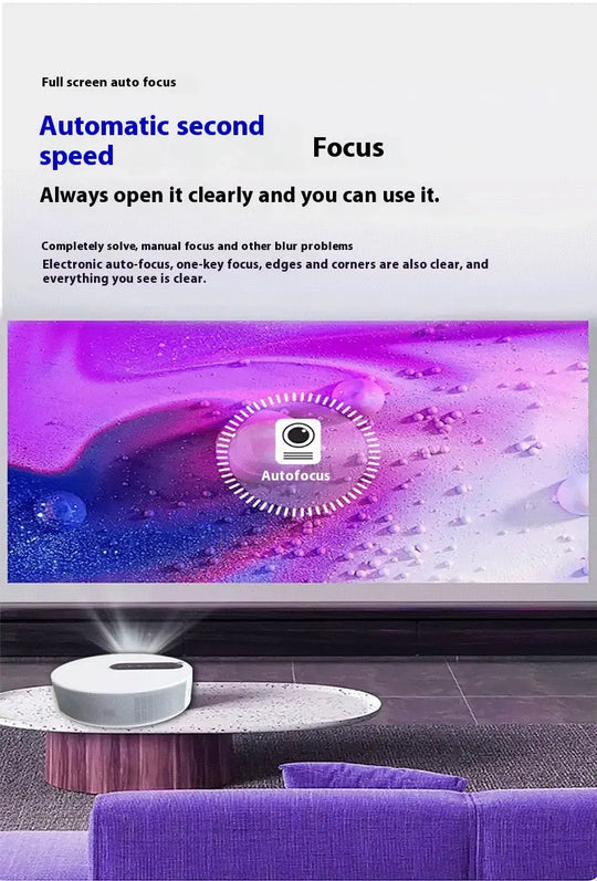 Projector HD Home Theater Smart Home Bedroom Unique