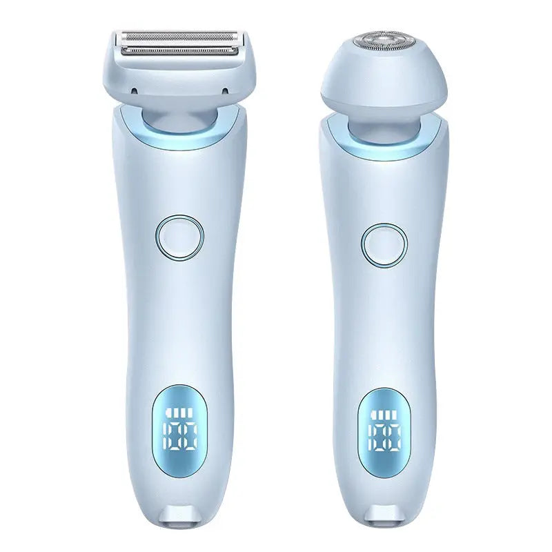 2 In 1 Hair Removal Epilator USB Rechargeable Trimmer Women Body Razor Face Leg Armpit Bikini Hand Pubic Shaver Hair Remover - Unique Unique Unique 2 In 1 Hair Removal Epilator USB Rechargeable Trimmer Women Body Razor Face Leg Armpit Bikini Hand Pubic Shaver Hair Remover
