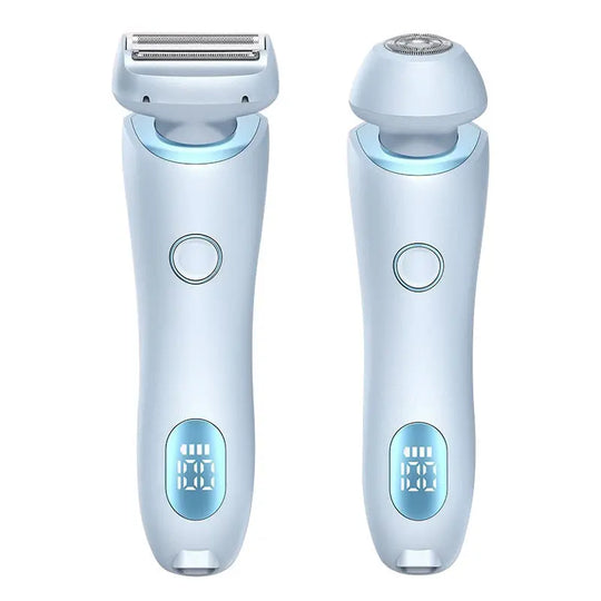 2 In 1 Hair Removal Epilator USB Rechargeable Trimmer Women Body Razor Face Leg Armpit Bikini Hand Pubic Shaver Hair Remover - Unique Unique Unique 2 In 1 Hair Removal Epilator USB Rechargeable Trimmer Women Body Razor Face Leg Armpit Bikini Hand Pubic Shaver Hair Remover