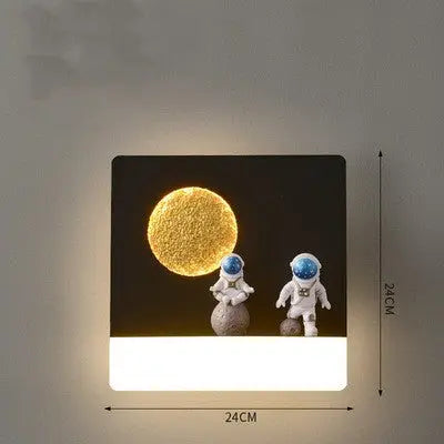 Bedroom Bedside Astronaut-shaped Shelf Wall Lamp - Unique Unique Unique Bedroom Bedside Astronaut-shaped Shelf Wall Lamp