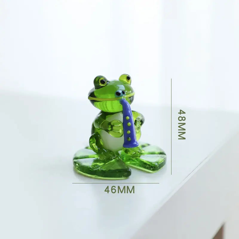 Home Decor Glass Frog Ornament Shape - Unique Unique Unique Home Decor Glass Frog Ornament Shape