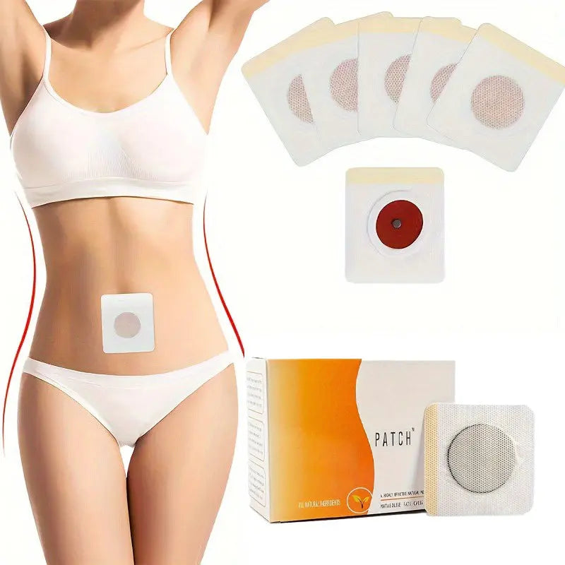 Navel Belly Button Patch Slimming Patch Abdomen Magnetic Detox Sticker - Unique Unique Unique Navel Belly Button Patch Slimming Patch Abdomen Magnetic Detox Sticker