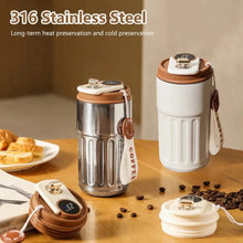 Smart Digital Thermal Bottle Portable Coffee Mug Stainless Steel Water Bottle In-Car Insulated Cup Keep Cold Vacuum Flasks 450ml - Unique Unique Unique Smart Digital Thermal Bottle Portable Coffee Mug Stainless Steel Water Bottle In-Car Insulated Cup Keep Cold Vacuum Flasks 450ml