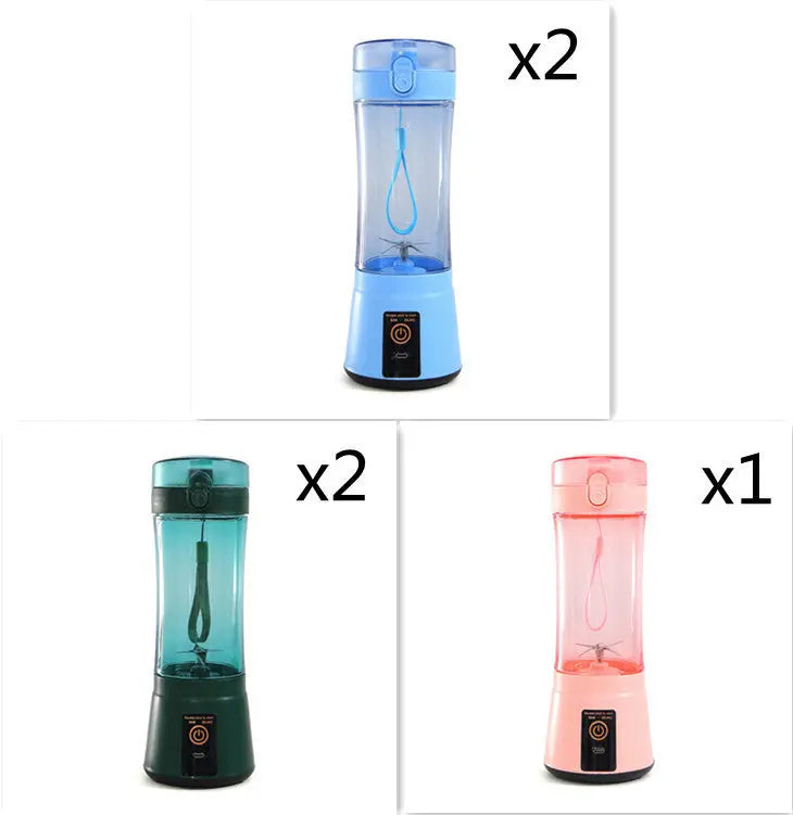 Portable Electric Fruit Juicer Wireless USB Rechargeable Mini Mixer Multifunction Summer Smoothie Blender Machine Kitchen Supplies Unique