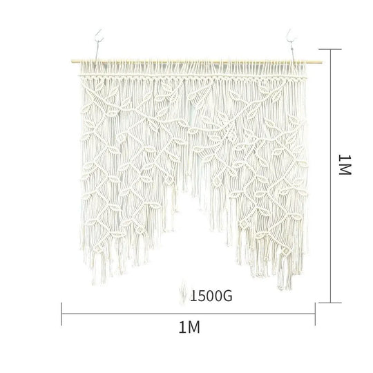 Room Decor Hand Woven Tapestry Wall Curtains With Bohemian Leaves - Unique Unique Unique Room Decor Hand Woven Tapestry Wall Curtains With Bohemian Leaves