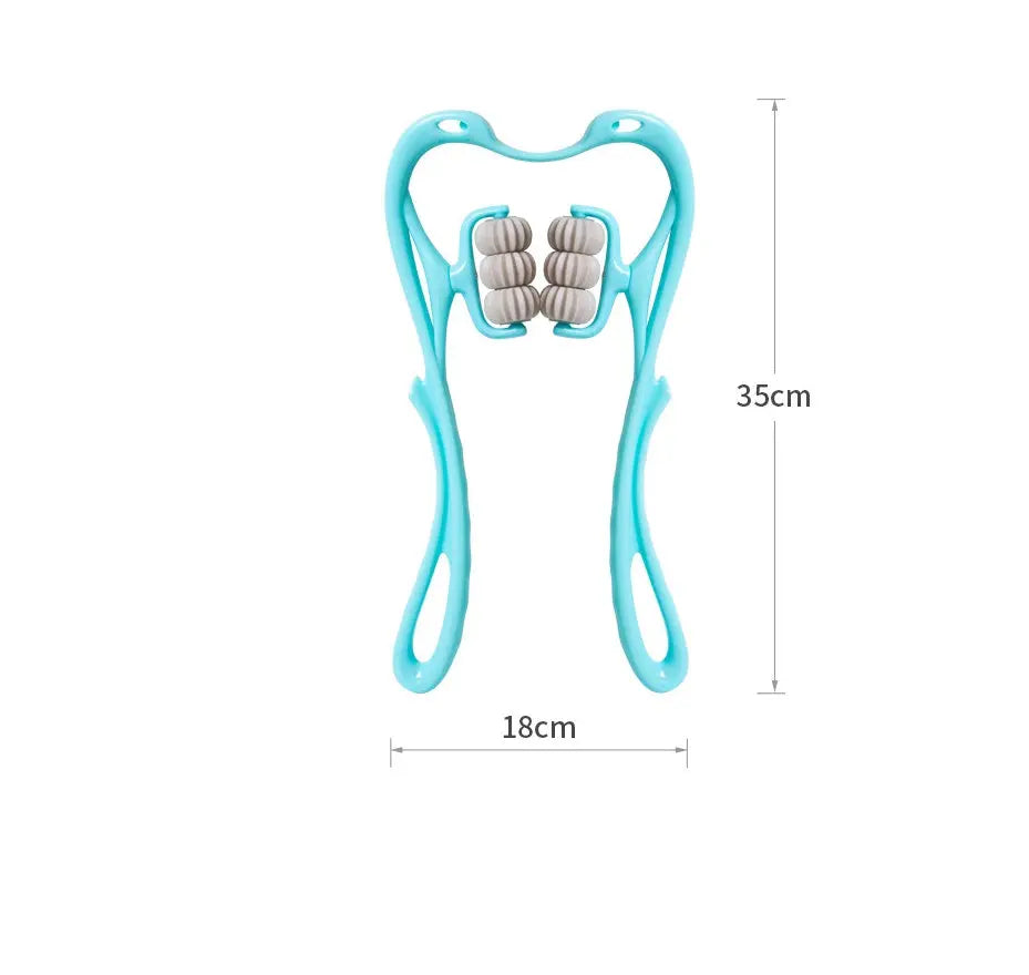 Multifunctional Manual Six-wheel Neck Massager Massage Relieve Roller Massage Tool - Unique Unique Unique Multifunctional Manual Six-wheel Neck Massager Massage Relieve Roller Massage Tool