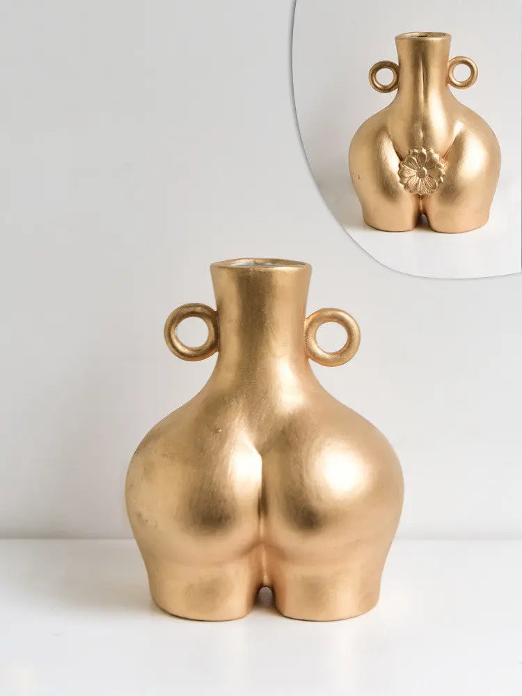 Nordic Human Body Ceramics Vases Home Decoration Accessories Office Dining Table Flower Arrangement Container Dried Flower Vases - Unique Unique Unique Nordic Human Body Ceramics Vases Home Decoration Accessories Office Dining Table Flower Arrangement Container Dried Flower Vases