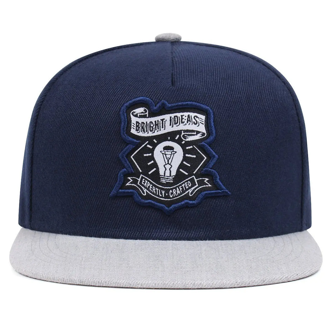 Fashion Unisex Bulb Series Simple Hip Hop Fashion Trending Versatile Style Outdoor Sun-shade Sun Protection Flat-brimmed Cap - Unique Unique Unique Fashion Unisex Bulb Series Simple Hip Hop Fashion Trending Versatile Style Outdoor Sun-shade Sun Protection Flat-brimmed Cap