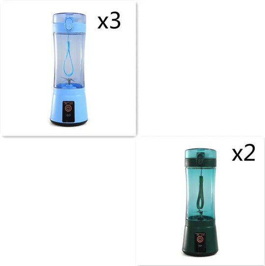 Portable Electric Fruit Juicer Wireless USB Rechargeable Mini Mixer Multifunction Summer Smoothie Blender Machine Kitchen Supplies Unique