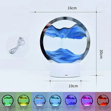 Creative 3D Quicksand Table Lamp Bedside - Unique Unique Unique Creative 3D Quicksand Table Lamp Bedside