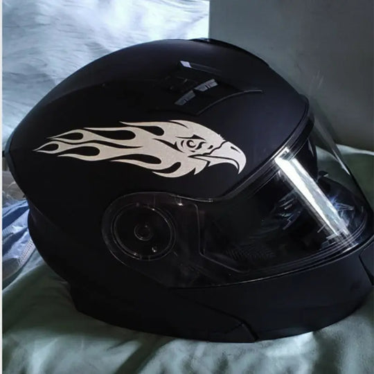 Car And Motorcycle Reflective Stickers Paired With Eagle Flame Car - Unique Unique Unique Car And Motorcycle Reflective Stickers Paired With Eagle Flame Car