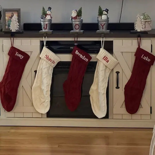Embroidered Knitted Christmas Socks Decorative Products - Unique Unique Unique Embroidered Knitted Christmas Socks Decorative Products