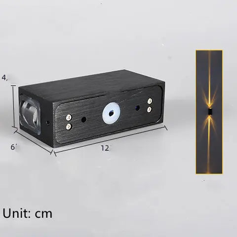 Line Household Aisle Exterior Wall Waterproof Spotlight Wall Lamp - Unique Unique Unique Line Household Aisle Exterior Wall Waterproof Spotlight Wall Lamp