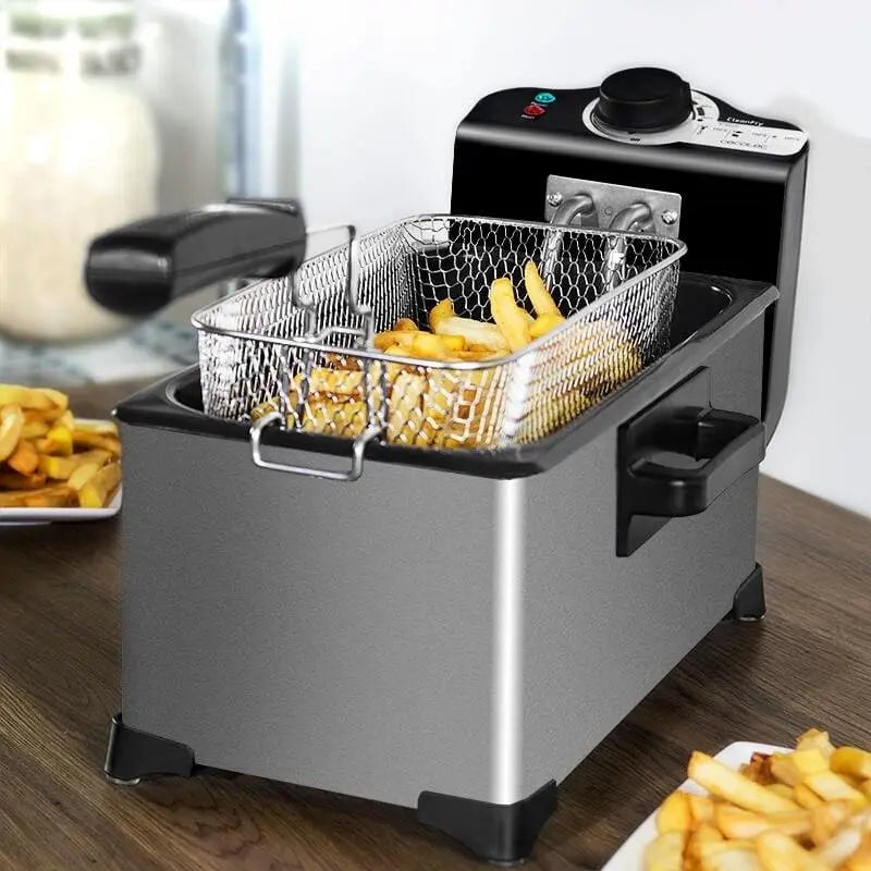 Household 3L French Fries Electromechanical Fryer - Unique Unique Unique Household 3L French Fries Electromechanical Fryer