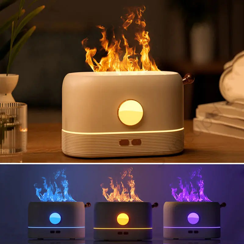 Simulation Flame Usb Humidifier Home Desktop Fragrance Diffuser - Unique Unique Unique Simulation Flame Usb Humidifier Home Desktop Fragrance Diffuser