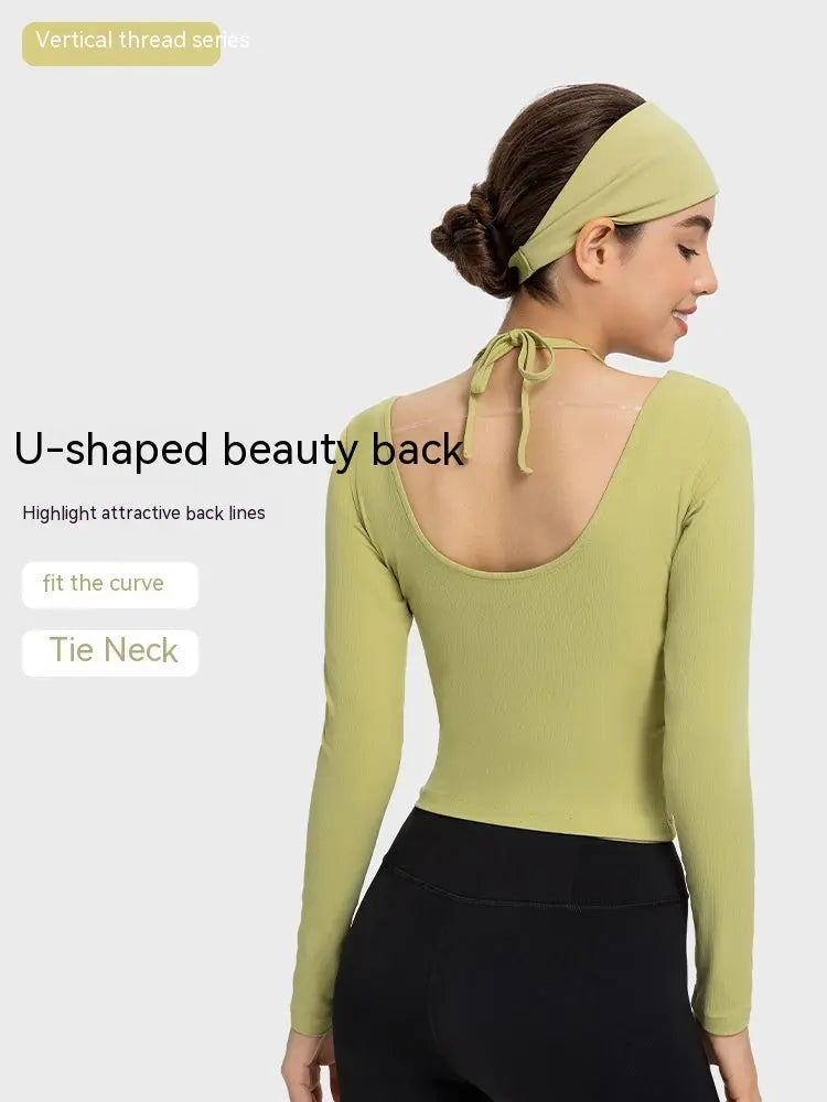 Elastic Waist-tightening U-shaped Beauty Back Yoga Clothes For Women - Unique Unique Unique Elastic Waist-tightening U-shaped Beauty Back Yoga Clothes For Women