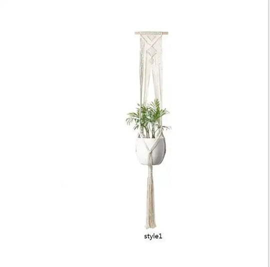 4 Pack - Macrame Hanging Baskets - Unique Unique Unique 4 Pack - Macrame Hanging Baskets