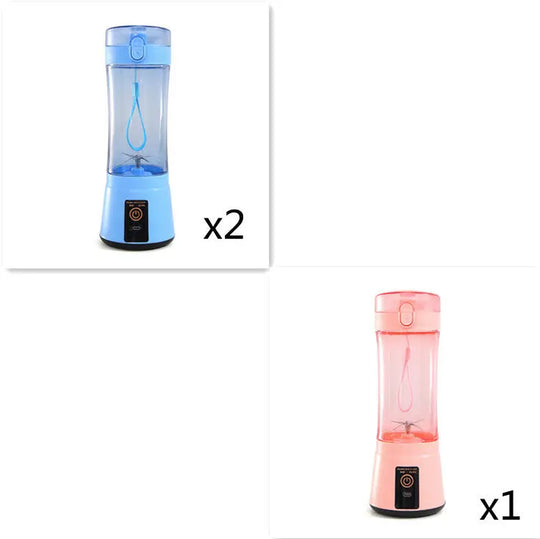 Portable Electric Fruit Juicer Wireless USB Rechargeable Mini Mixer Multifunction Summer Smoothie Blender Machine Kitchen Supplies Unique
