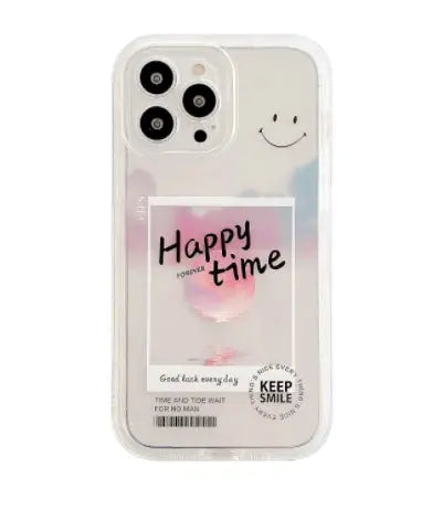 Gradient Transparent Color Cloud Letter 13 12 11 Pro Pro Max Mobile Phone Case - Unique Unique Unique Gradient Transparent Color Cloud Letter 13 12 11 Pro Pro Max Mobile Phone Case