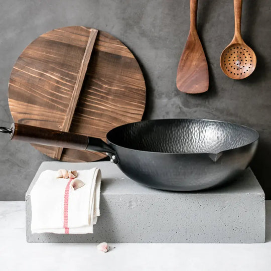 Iron Pan Traditional Iron Wok Handmade - Unique Unique Unique Iron Pan Traditional Iron Wok Handmade