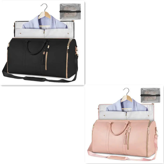 Large Capacity Travel Duffle Bag Women's Handbag Folding Suit Bag Waterproof Clothes Totes Unique