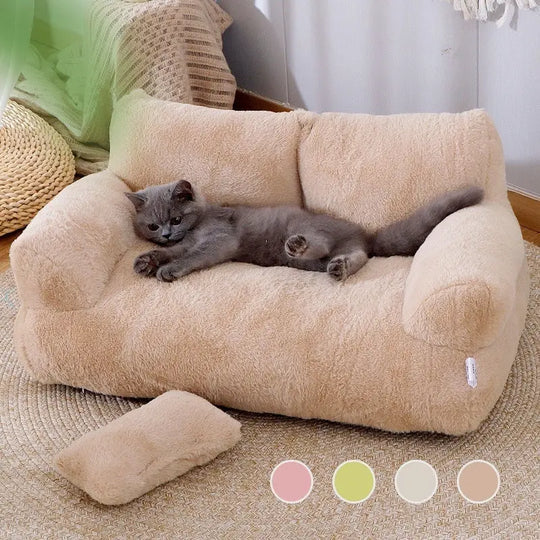 Luxury Cat Bed Sofa Winter Warm Cat Nest Pet Bed For Small Medium Dogs Cats Comfortable Plush Puppy Bed Pet Supplies - Unique Unique Unique Luxury Cat Bed Sofa Winter Warm Cat Nest Pet Bed For Small Medium Dogs Cats Comfortable Plush Puppy Bed Pet Supplies