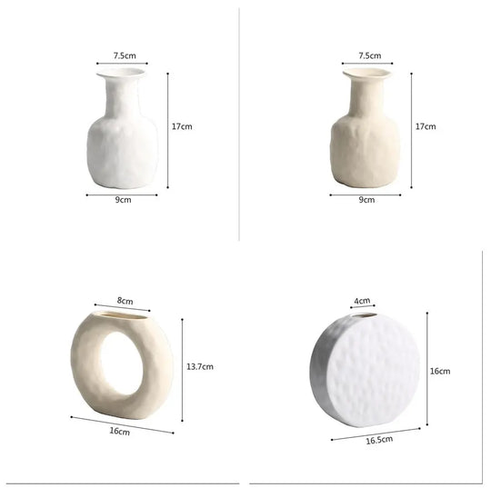 Scandinavian Style Simple Primitive Ceramics Vases Ornaments - Unique Unique Unique Scandinavian Style Simple Primitive Ceramics Vases Ornaments