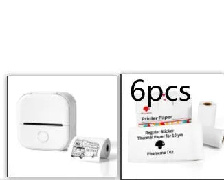 Portable Mini Thermal Label Printer Home Photo Printer Student Wrong Question Printer Bluetooth-compatible Mini Label Printer Price Tag Unique
