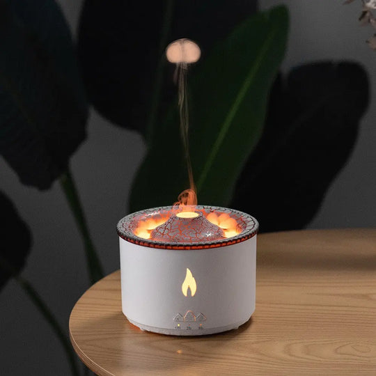 New Creative Ultrasonic Essential Oil Humidifier Volcano Aromatherapy Machine Spray Jellyfish Air Flame Humidifier Diffuser - Unique Unique Unique New Creative Ultrasonic Essential Oil Humidifier Volcano Aromatherapy Machine Spray Jellyfish Air Flame Humidifier Diffuser