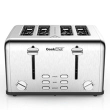 Prohibit Shelves In The Amazon. Toaster 4 Slice, Geek Chef Stainless Steel Extra-Wide Slot Toaster With Dual Control Panels Of Bagel,Defrost,Cancel Function,Ban Amazon - Unique Unique Unique Prohibit Shelves In The Amazon. Toaster 4 Slice, Geek Chef Stainless Steel Extra-Wide Slot Toaster With Dual Control Panels Of Bagel,Defrost,Cancel Function,Ban Amazon