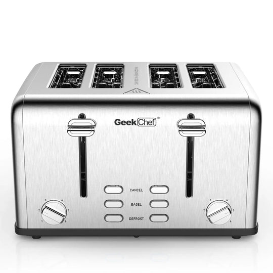 Prohibit Shelves In The Amazon. Toaster 4 Slice, Geek Chef Stainless Steel Extra-Wide Slot Toaster With Dual Control Panels Of Bagel,Defrost,Cancel Function,Ban Amazon - Unique Unique Unique Prohibit Shelves In The Amazon. Toaster 4 Slice, Geek Chef Stainless Steel Extra-Wide Slot Toaster With Dual Control Panels Of Bagel,Defrost,Cancel Function,Ban Amazon