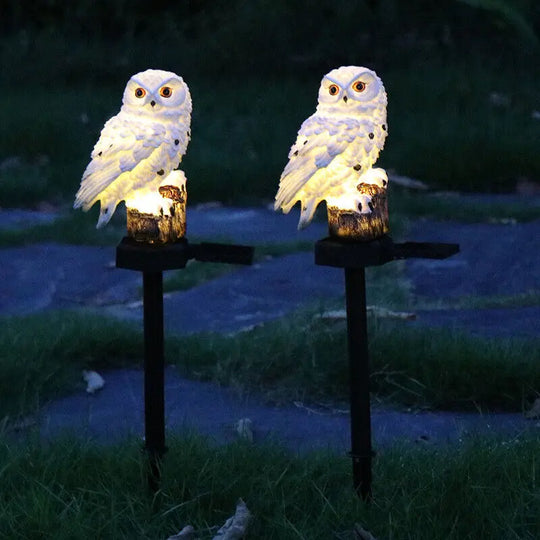 Solar Power LED Owl Parrot Lawn Light Outdoor Waterproof Garden Landscape Lamp - Unique Unique Unique Solar Power LED Owl Parrot Lawn Light Outdoor Waterproof Garden Landscape Lamp